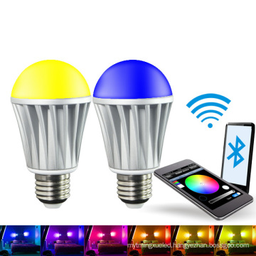 for iPhone Controlled E27 Wireless RGB/RGBW LED Bulb with WiFi Controller (SU-BULB-RGBW)